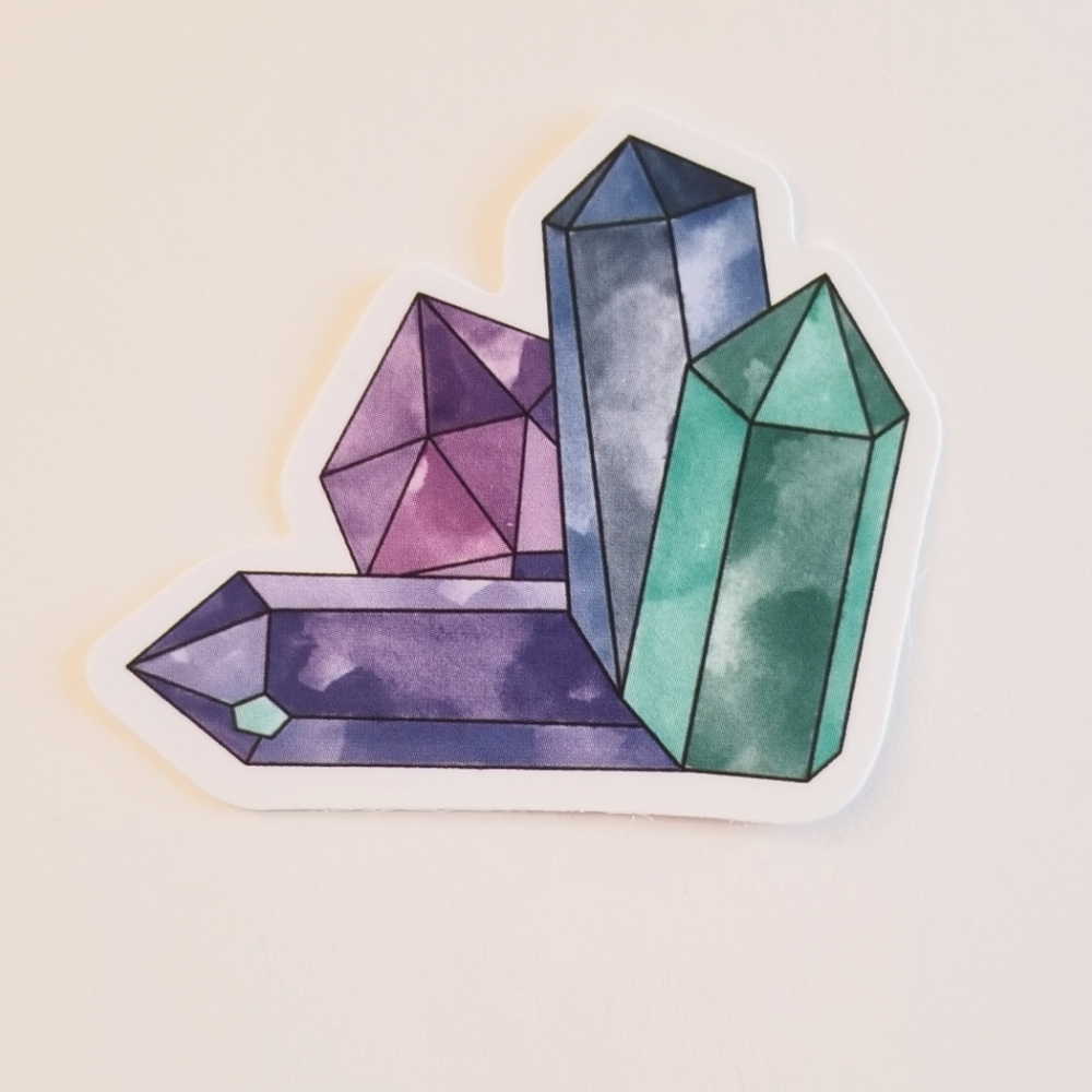 10/$10 Crystals Sticker